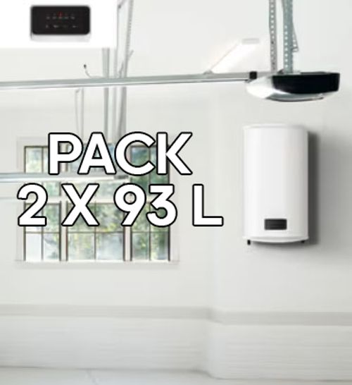 CHAUFFE-EAUX PACK 2 186L = 93L + 93L Blanc