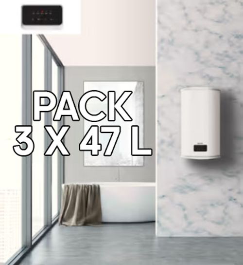 CHAUFFE-EAUX PACK 141L = 47L + 47L + 47L Blanc