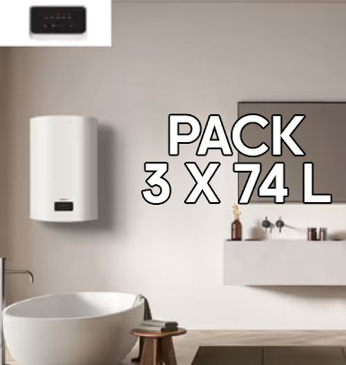 CHAUFFE-EAUX PACK 3 222L = 74L + 74L + 74L Blanc