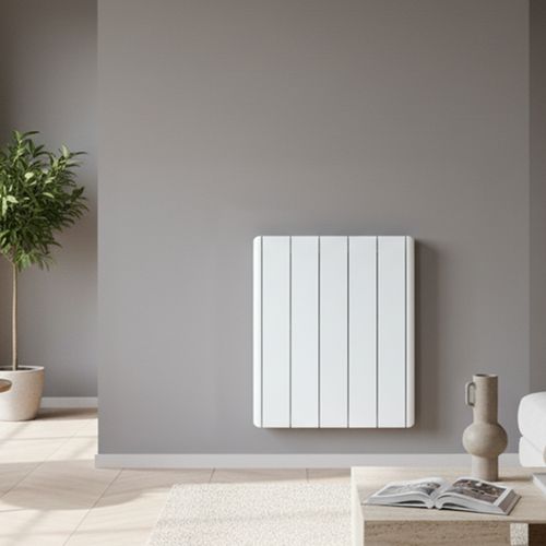 Radiateur Électrique LCD Céramique Blanc 1000W JEYO