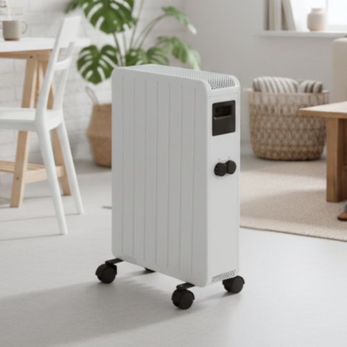 Radiateur Électrique LCD Céramique Blanc 2000W MOBILE