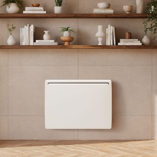 Radiateur Électrique LCD Céramique Blanc 1000W UNO