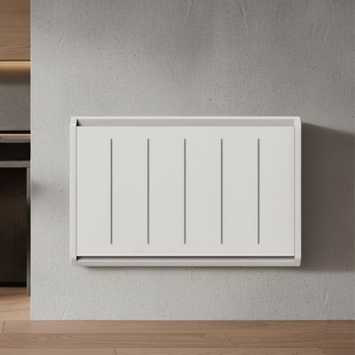 Radiateur Électrique LCD Céramique + Film Blanc 1500W INDIANA