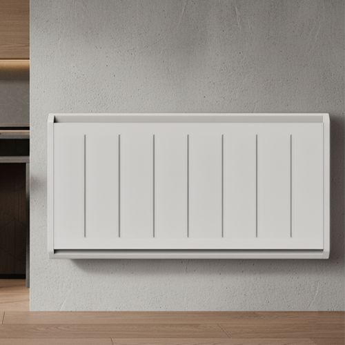 Radiateur Électrique LCD Céramique + Film Blanc 2000W INDIANA