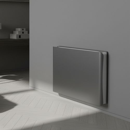 Radiateur Électrique LCD Céramique + Film Gris Blanc 1500W DAKOTA