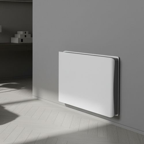 Radiateur Électrique LCD Céramique + Film Blanc Gris 1500W DAKOTA