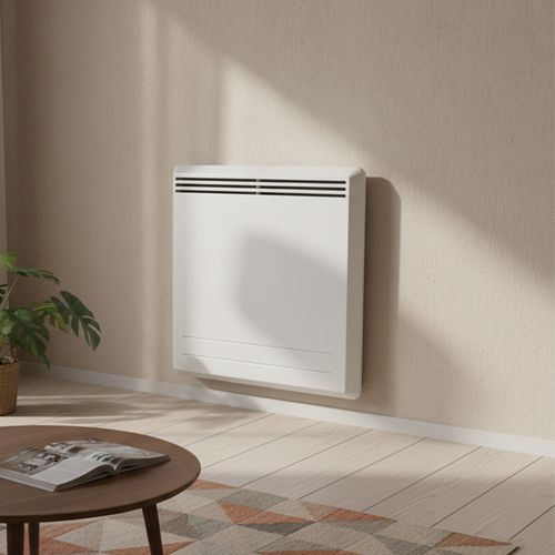 Radiateur Électrique LCD Céramique + Film Blanc 1000W MOALA