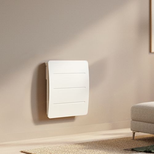 Radiateur Électrique LCD Fonte + Film Blanc 1000W KAIROS