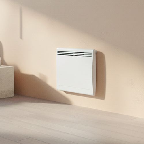 Radiateur Électrique LCD Fonte Blanc 1000W NATA
