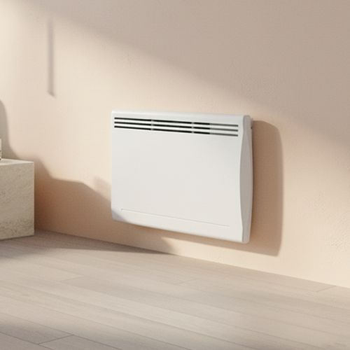 Radiateur Électrique LCD Fonte Blanc 1500W NATA