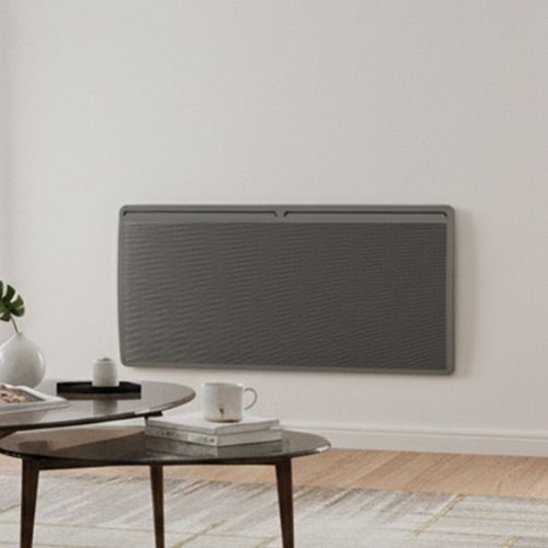 Radiateur Panneau rayonnant Tactile Aluminium Gris Anthracite 2000W LOGAN