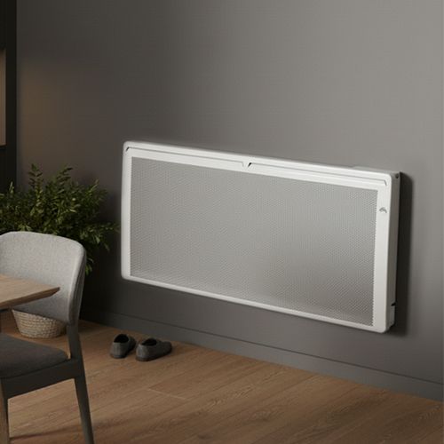 Radiateur Panneau Rayonnant Tactile Aluminium Blanc 1500W SARGAS