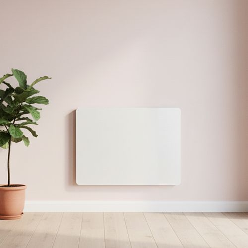 Radiateur Panneau rayonnant LCD Aluminium Blanc 1000W KLAAS