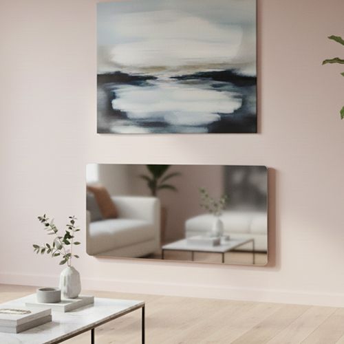 Radiateur Panneau rayonnant LCD Aluminium Miroir 2000W KLAAS