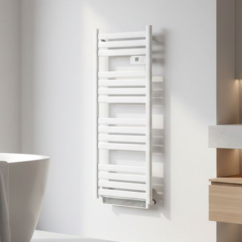 Sèche-serviettes Avec Soufflerie LCD Sans fluide Blanc 1700W ARROW