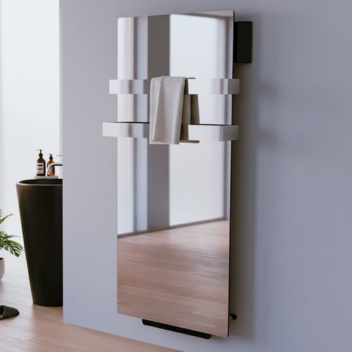 Sèche-serviettes avec Soufflerie LCD Sans fluide Miroir 1600W IMPERIAL AIR