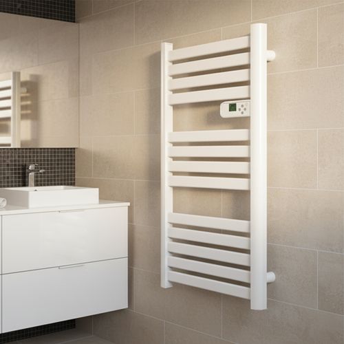 Sèche-serviettes LCD Sans fluide Blanc 500W ARROW