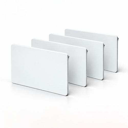 Pack de 4 radiateurs électriques à inertie céramique Ylias 1000W Blanc