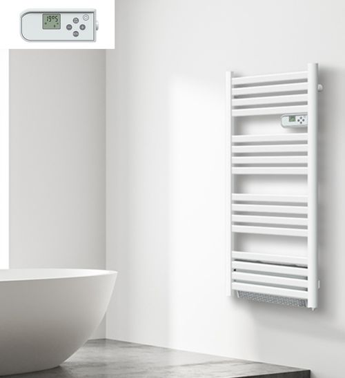 Sèche-serviettes Avec Soufflerie LCD Sans fluide Blanc 1700W ARROW